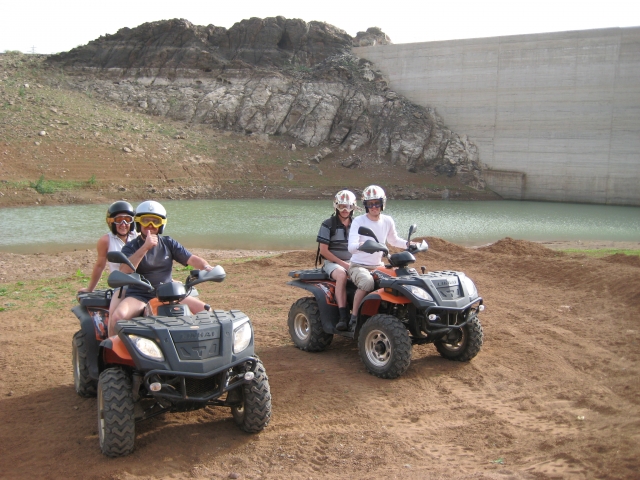  At the dam 